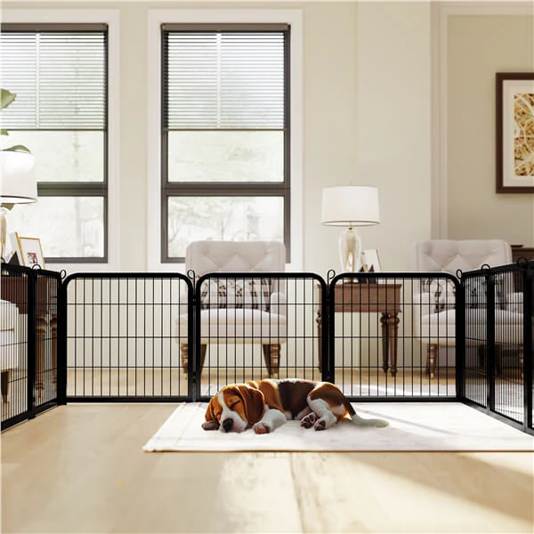 Yaheetech 24 inch 8 Panels Dog Pen Indoor Heavy Duty Puppy Exercise Pen - Image 17