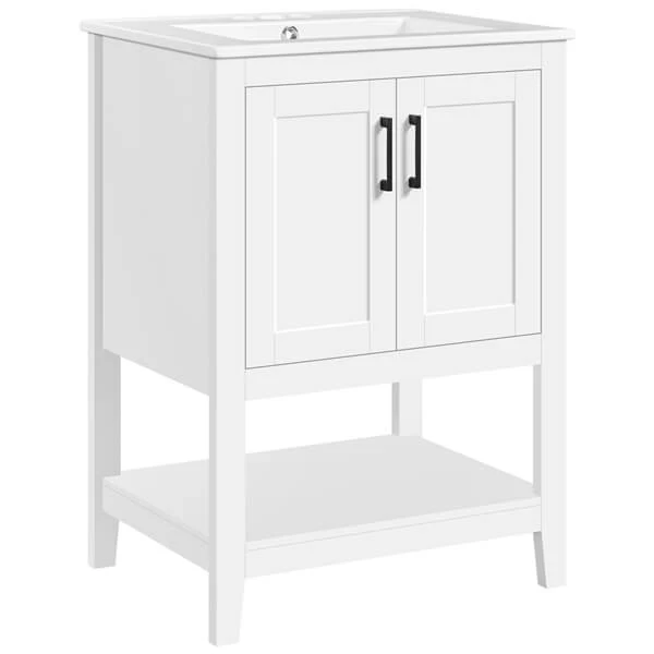 Yaheetech 24" Modern Bathroom Vanity with Sink - Image 2