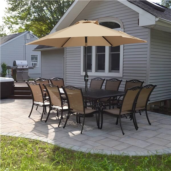 Yaheetech 2PCS 7.5FT Patio Umbrella Market Umbrella - Image 12