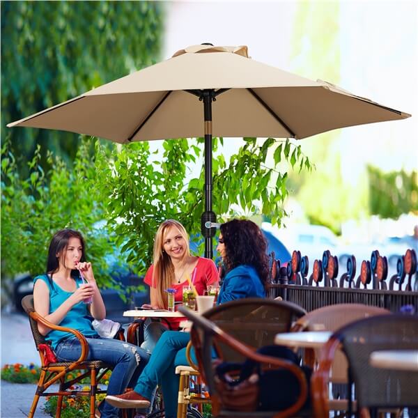 Yaheetech 2PCS 7.5FT Patio Umbrella Market Umbrella - Image 14