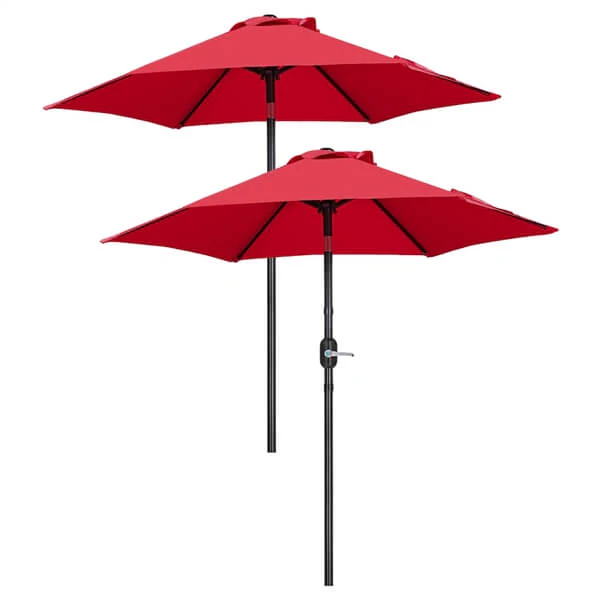 Yaheetech 2PCS 7.5FT Patio Umbrella Market Umbrella - Image 3