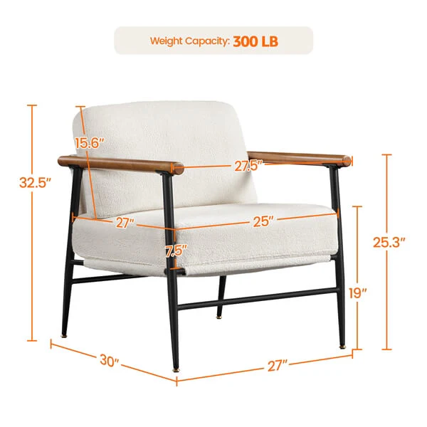 Yaheetech 2pcs Accent Chairs - Image 3