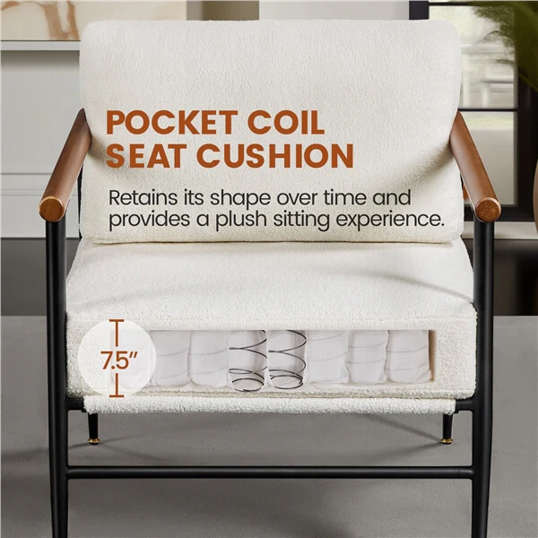 Yaheetech 2pcs Accent Chairs - Image 5