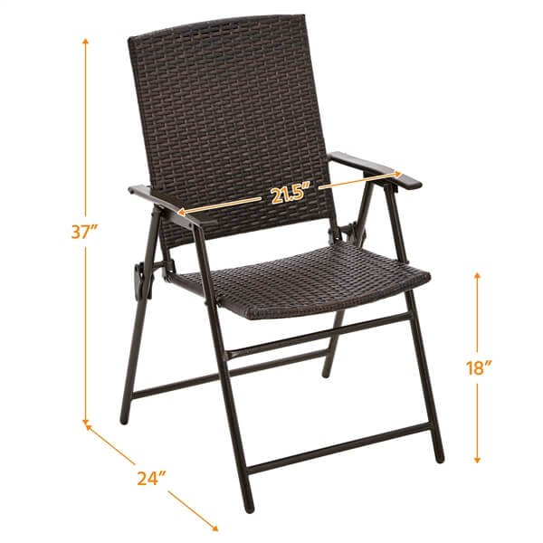 Yaheetech 2pcs Rattan Chairs - Image 3