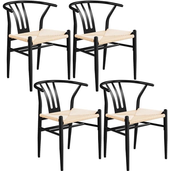 Yaheetech 2PCS Weave Arm Chair - Image 10