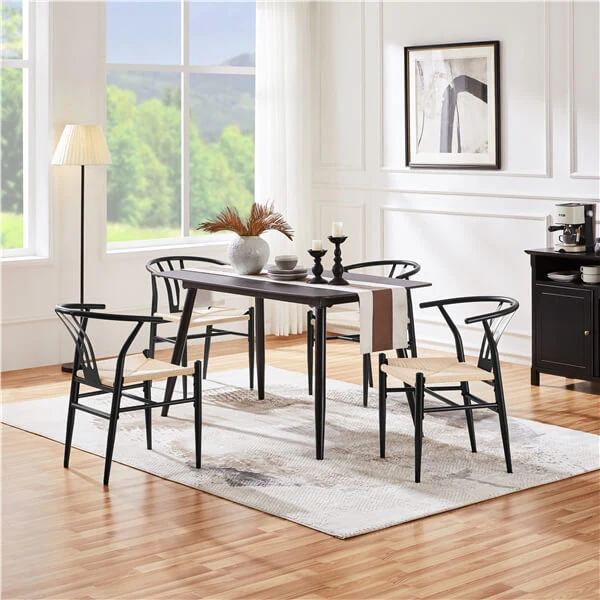 Yaheetech 2PCS Weave Arm Chair - Image 12