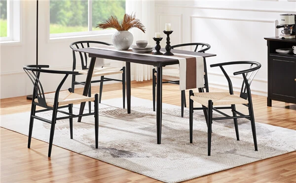 Yaheetech 2PCS Weave Arm Chair - Image 13