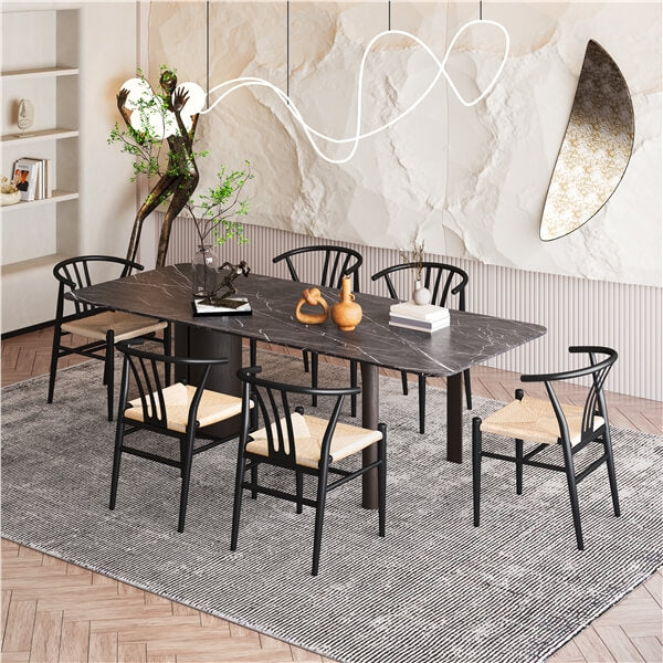 Yaheetech 2PCS Weave Arm Chair - Image 15