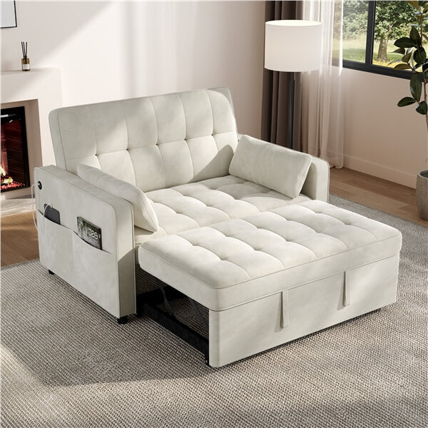 Yaheetech 3-in-1 Pull-Out Sofa Bed - Image 7