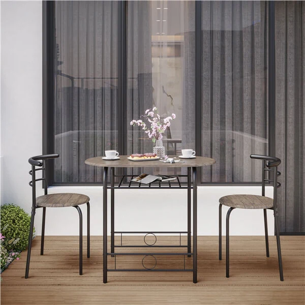 Yaheetech 3 Piece Dining Table Set - Image 11