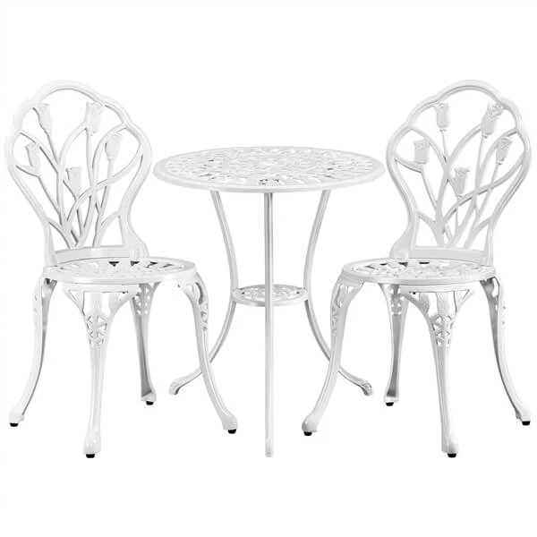 Yaheetech 3 Piece Outdoor Bistro Set - Image 3