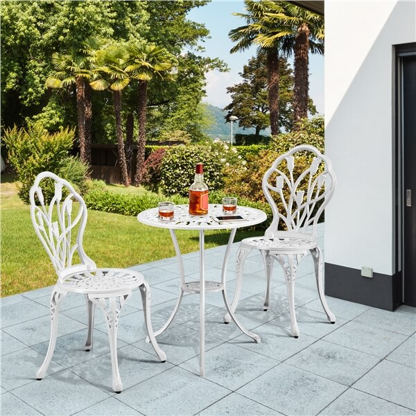 Yaheetech 3 Piece Outdoor Bistro Set - Image 9