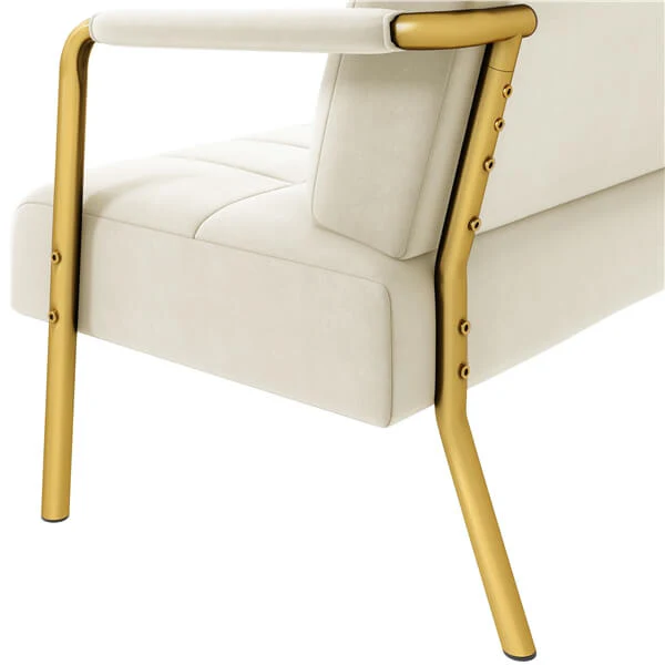 Yaheetech  30" W Modern Sofa Small Sofa Luxurious Velvet Fabric - Image 5
