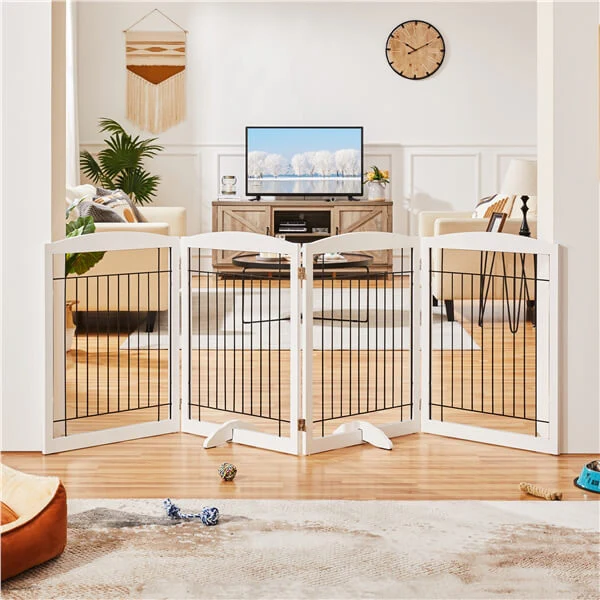 Yaheetech 32-inch Tall Dog Gate Extra Wide Pet Gate for Dogs - Image 9