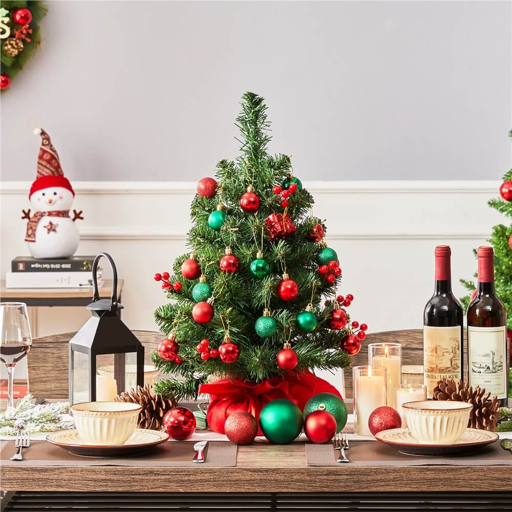 Yaheetech Prelit Tabletop Christmas Tree