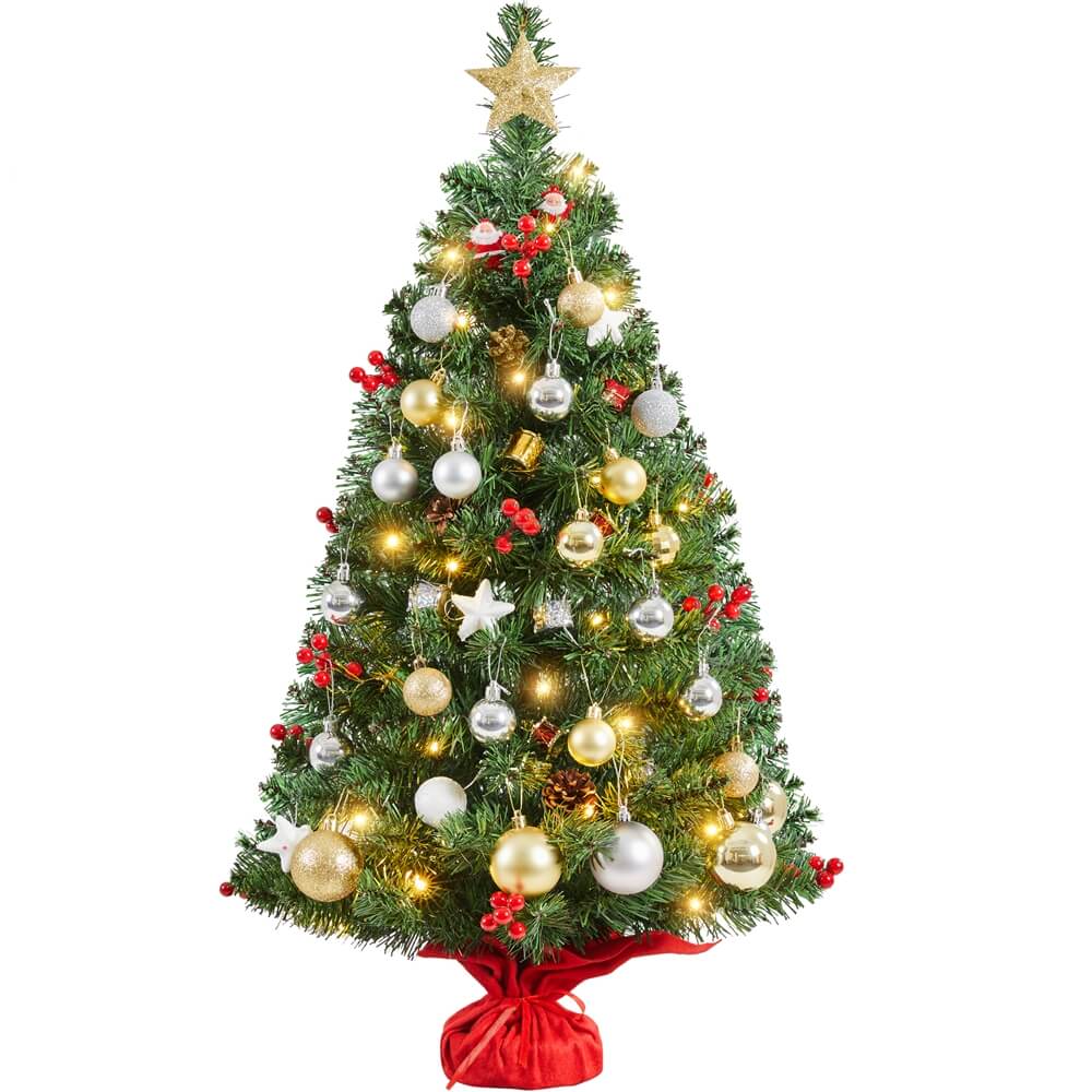 Yaheetech Prelit Tabletop Christmas Tree - Image 3