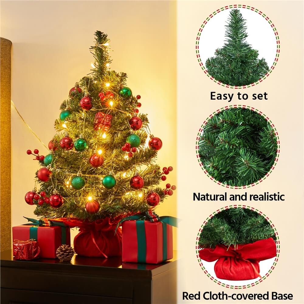 Yaheetech Prelit Tabletop Christmas Tree - Image 6