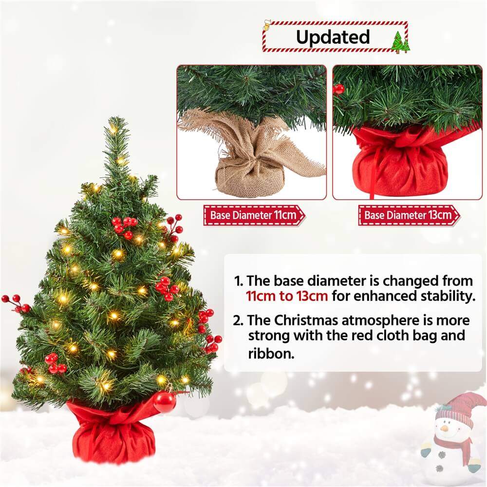 Yaheetech Prelit Tabletop Christmas Tree - Image 8
