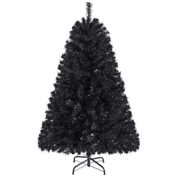 Yaheetech 4.5ft Halloween Black Artificial Christmas Tree - Image 2