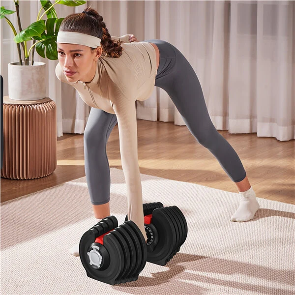 Yaheetech 4-90LBS Quick-adjust Dumbbell Set - Image 11