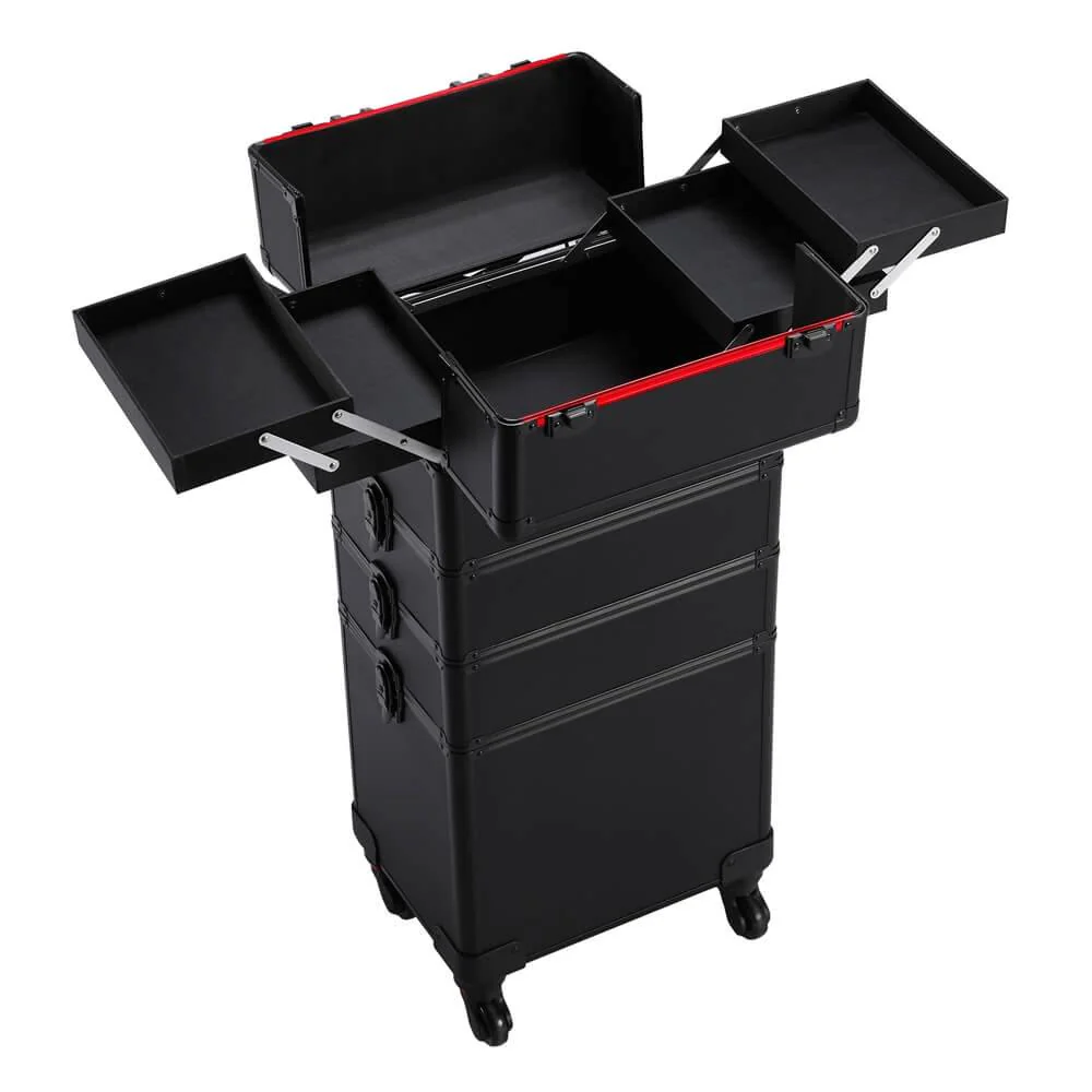 Yaheetech Professional Makeup Train Case 4 In 1 - Image 7