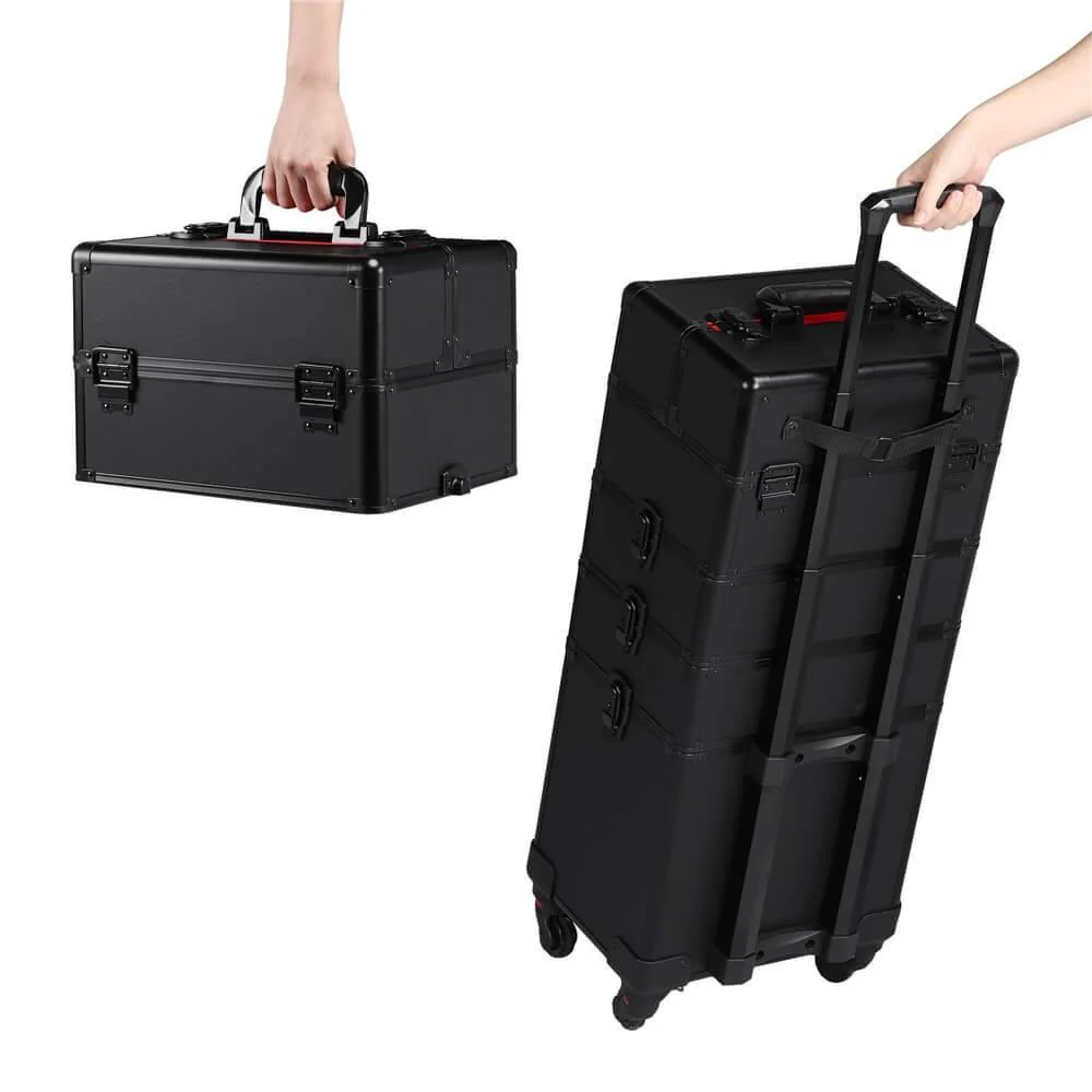 Yaheetech Professional Makeup Train Case 4 In 1 - Image 8