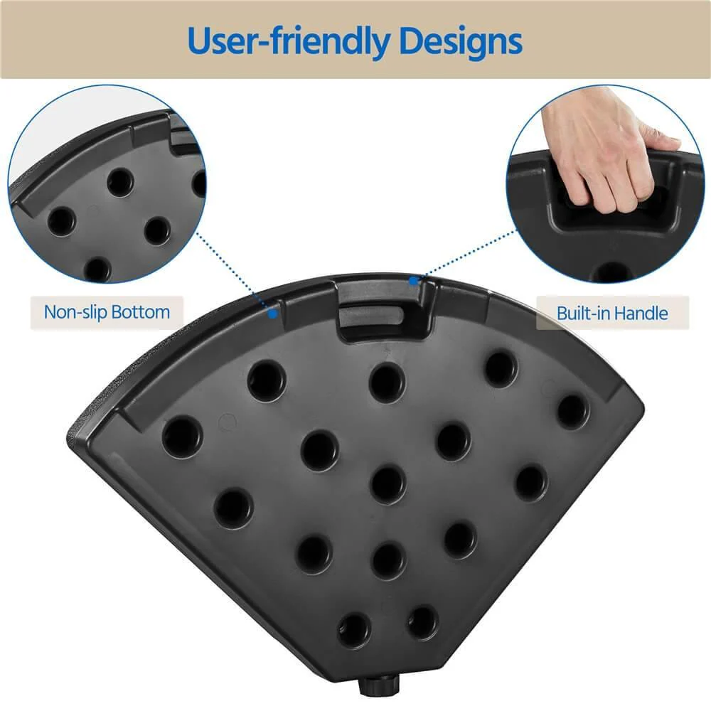 Yaheetech 4 Piece Fillable Patio Umbrella Base - Image 4