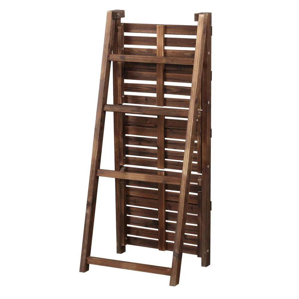 Yaheetech 4-Tier Wooden Foldable Plant Stands Racks - Image 6