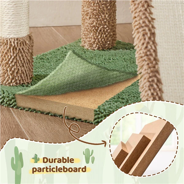 Yaheetech 42″ H Cactus Cat Tree - Image 15