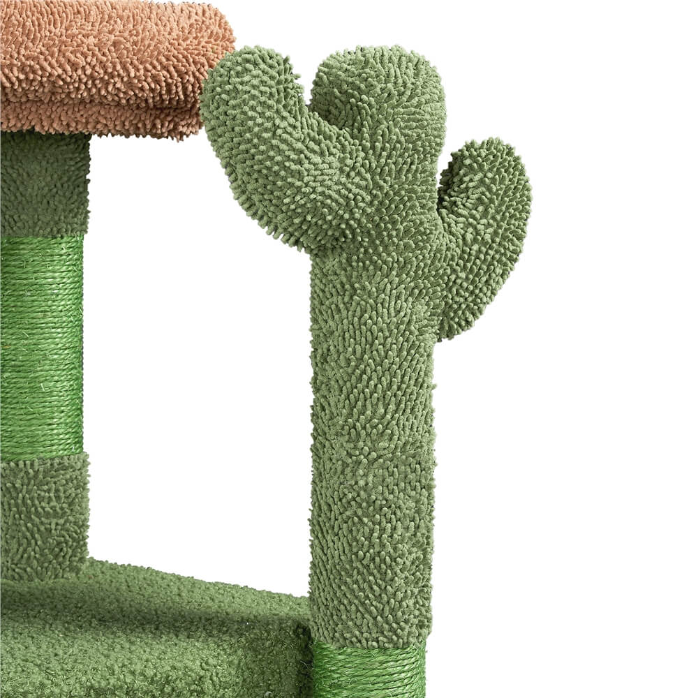 Yaheetech 42″ H Cactus Cat Tree - Image 8