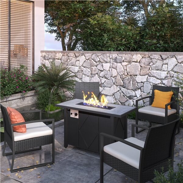 Yaheetech 43” Fire Pit Table - Image 8