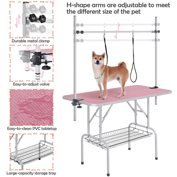 Yaheetech 46'' Pet Grooming Table for Large Dogs - Image 7