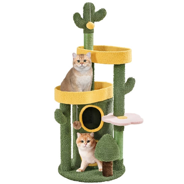 Yaheetech 48.5″ H Oasis-themed Cat Tree - Image 4