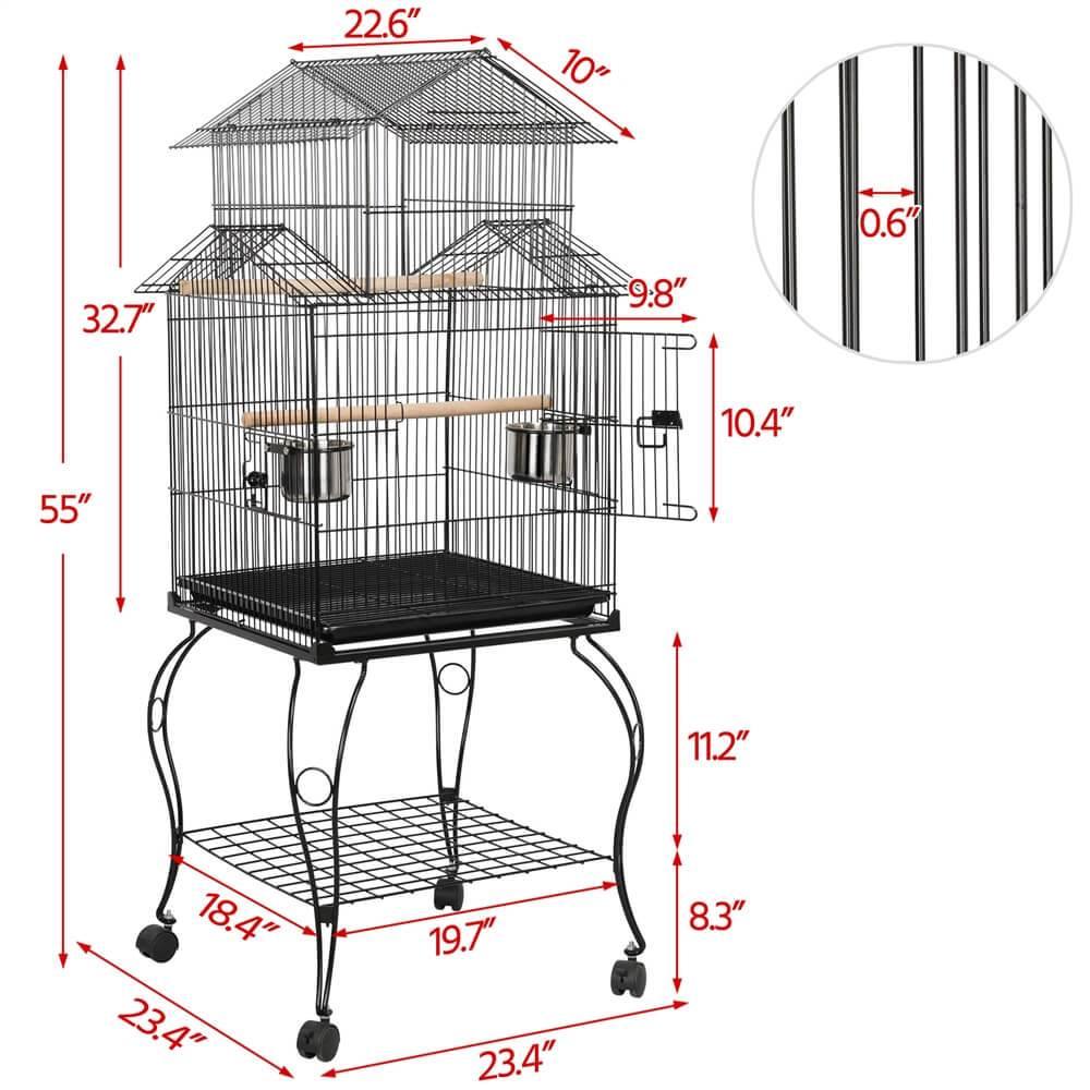 Yaheetech Large Bird Cage 55 Inch - Image 4