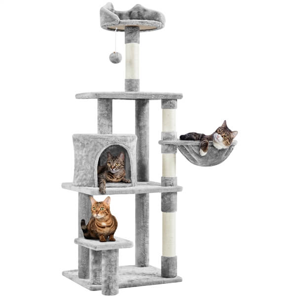 Yaheetech 57″ Tall Cat Tree - Image 2