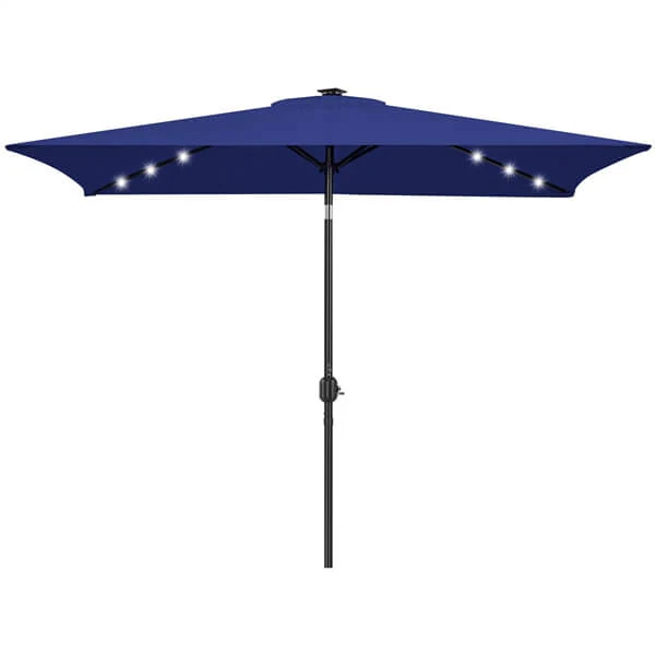 Yaheetech 6.5x10FT Rectangular Patio Umbrella - Image 3