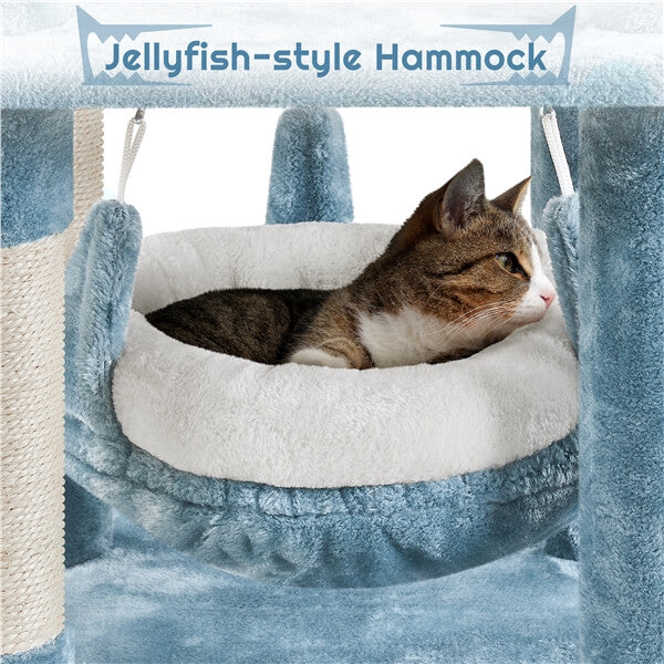 Yaheetech 61in Tall Ocean-Themed Cat Tree - Image 6
