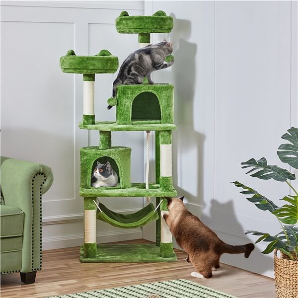 Yaheetech 63″ H Multi-Level Cat Tree - Image 6