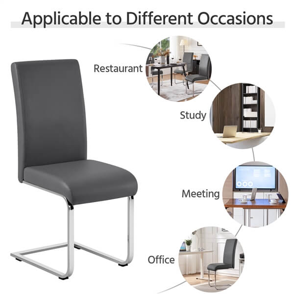 Yaheetech 6PCS Dining Chairs Modern Kitchen Chairs - Image 5