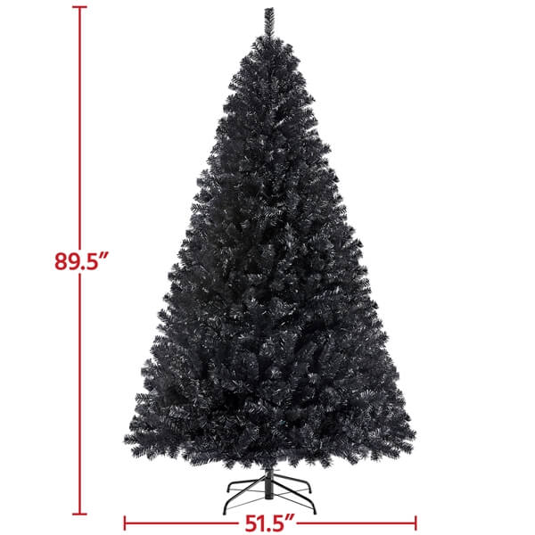 Yaheetech 7.5 ft Pre-lit Spruce Artificial Christmas Tree - Image 3