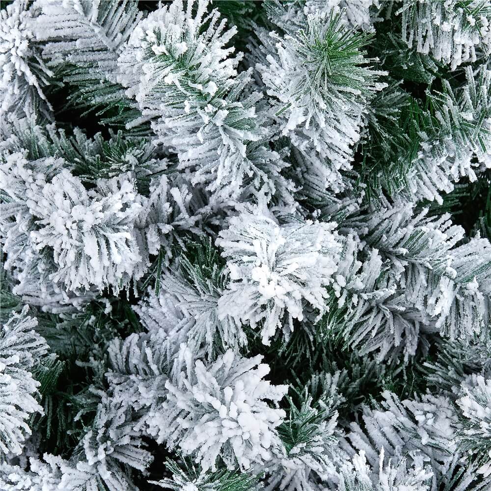 Yaheetech 7.5ft Flocked Artificial Christmas Tree - Image 6