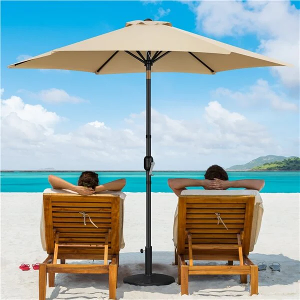 Yaheetech 7.5FT/9FT Patio Umbrella with 22lb Umbrella Base Included - Image 15