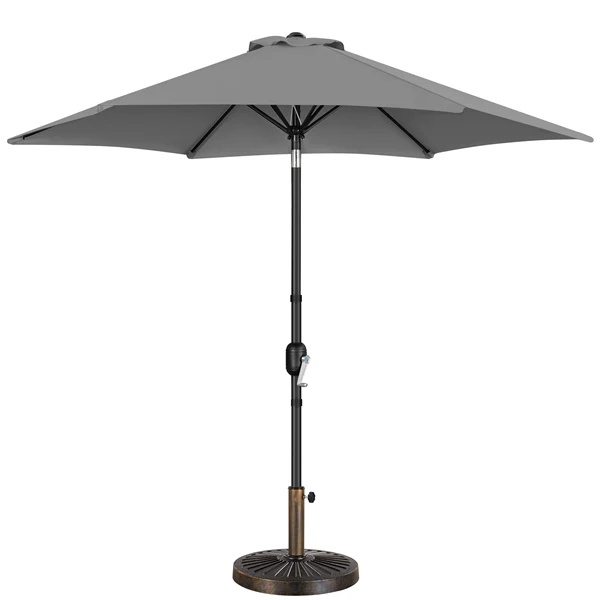 Yaheetech 7.5FT/9FT Patio Umbrella with 22lb Umbrella Base Included - Image 8