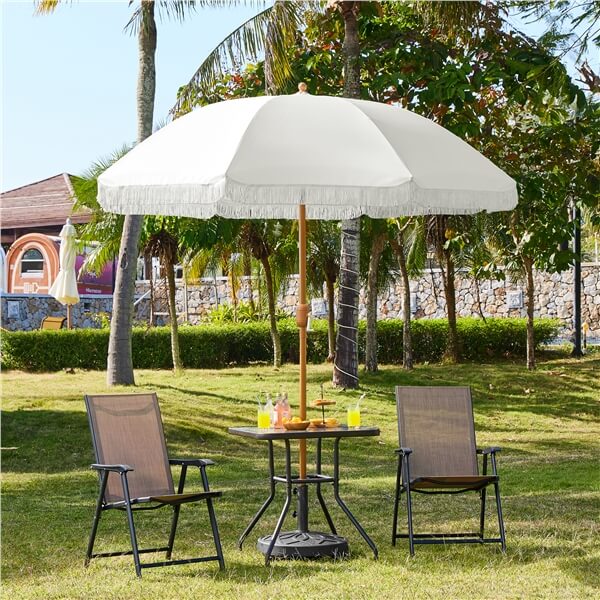 Yaheetech 7.5ft Patio Umbrella with Tassels - Image 8