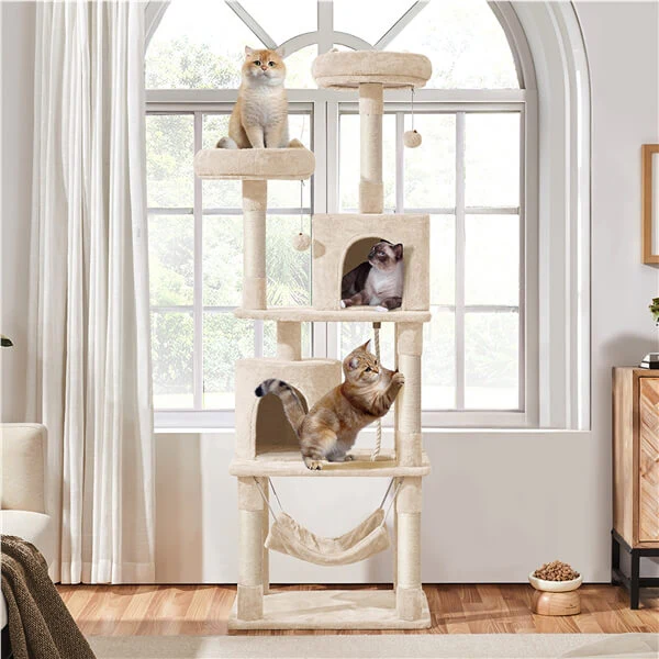 Yaheetech 71.5″ H Cat Tree for Indoor Cats - Image 3