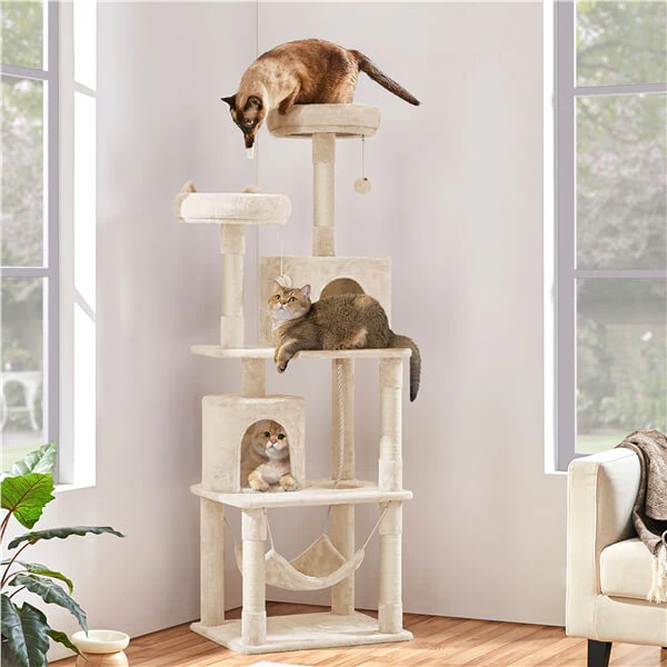 Yaheetech 71.5″ H Cat Tree for Indoor Cats - Image 4