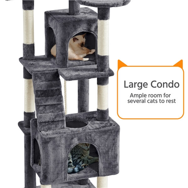 Yaheetech 72″ Height Cat Tree Tower - Image 7