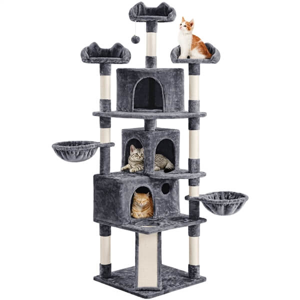 Yaheetech 76.5-inch Large Cat Tree - Image 2