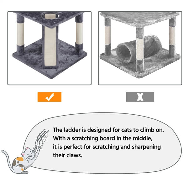 Yaheetech 76-inch Large Cat Tree - Image 8