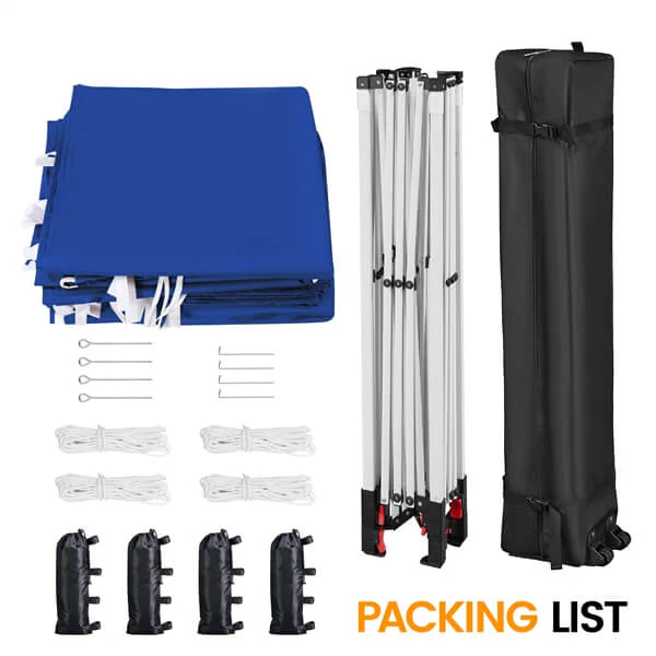 Yaheetech 8x8 Pop Up Canopy with 4 Removable Sidewalls - Image 6